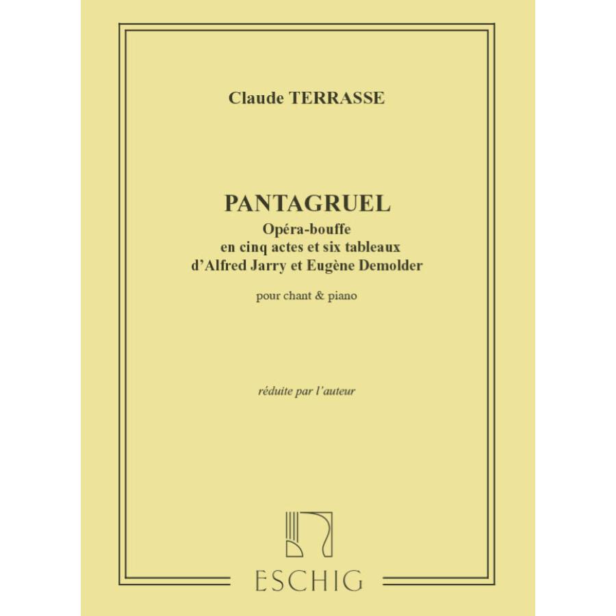 Pantagruel Chant-Piano Partitura
