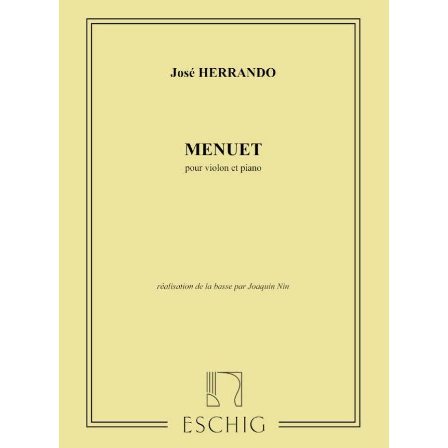 J. Herrando Menuet Vl-Piano