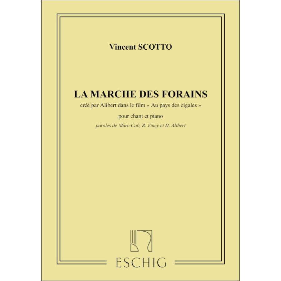 Marche Des Forains Ch-Piano Partitura