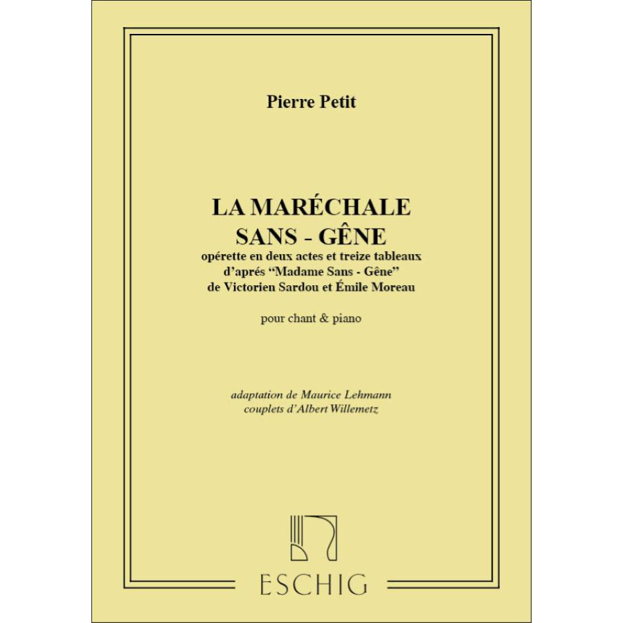 Marechale Sans Gene Cht-Piano Partitura