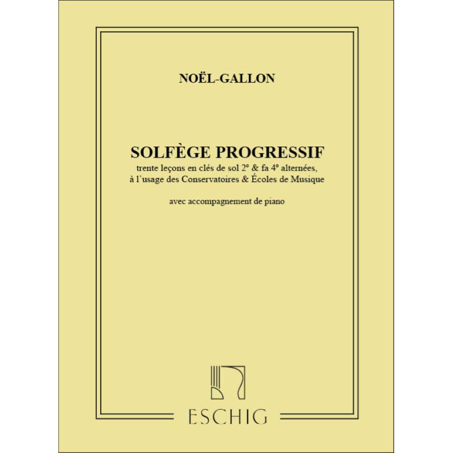 Solfege Progressif -30 leçons en clés de sol et fa Libro ME6610