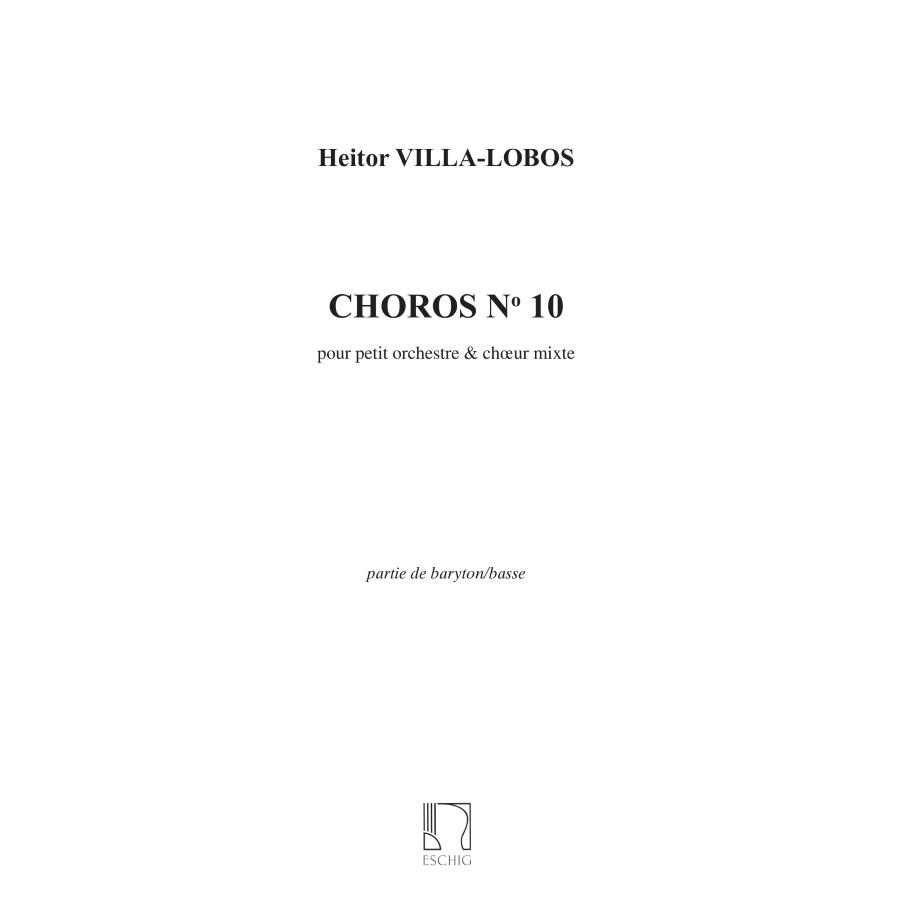 Villa-Lobos Choros N 10 Basses Partitura