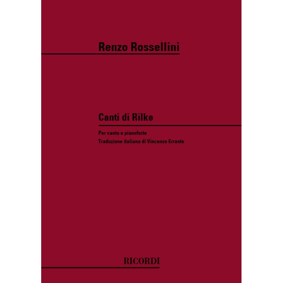 Canti Di Rilke Partitura