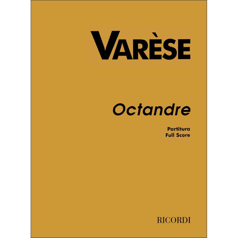 Edgar Varèse Octandre Partitura/Full Score Chou Wen-Chung