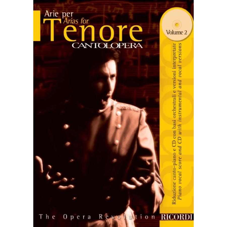 Cantolopera: Arie Per Tenore Vol. 2 Partitura + CD
