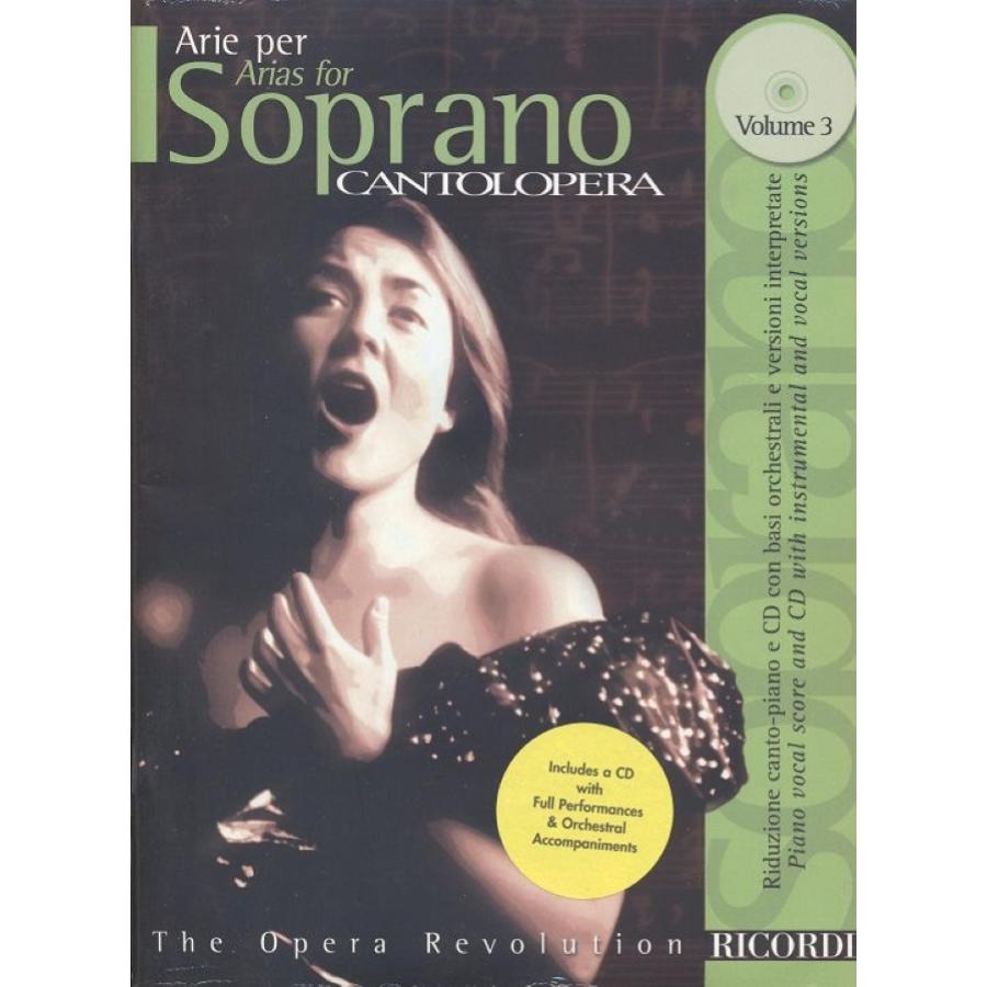 Cantolopera: Arie Per Soprano Vol. 3 Partitura + CD