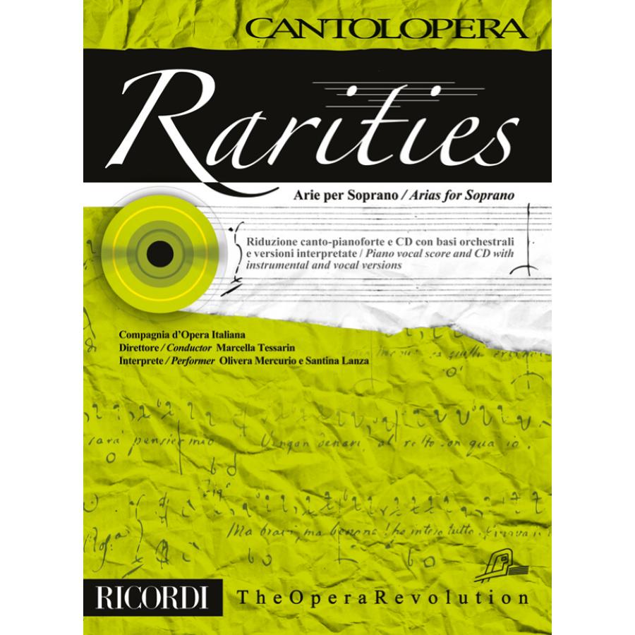 Cantolopera: Rarities - Arie Per Soprano Vol. 1 Partitura + CD