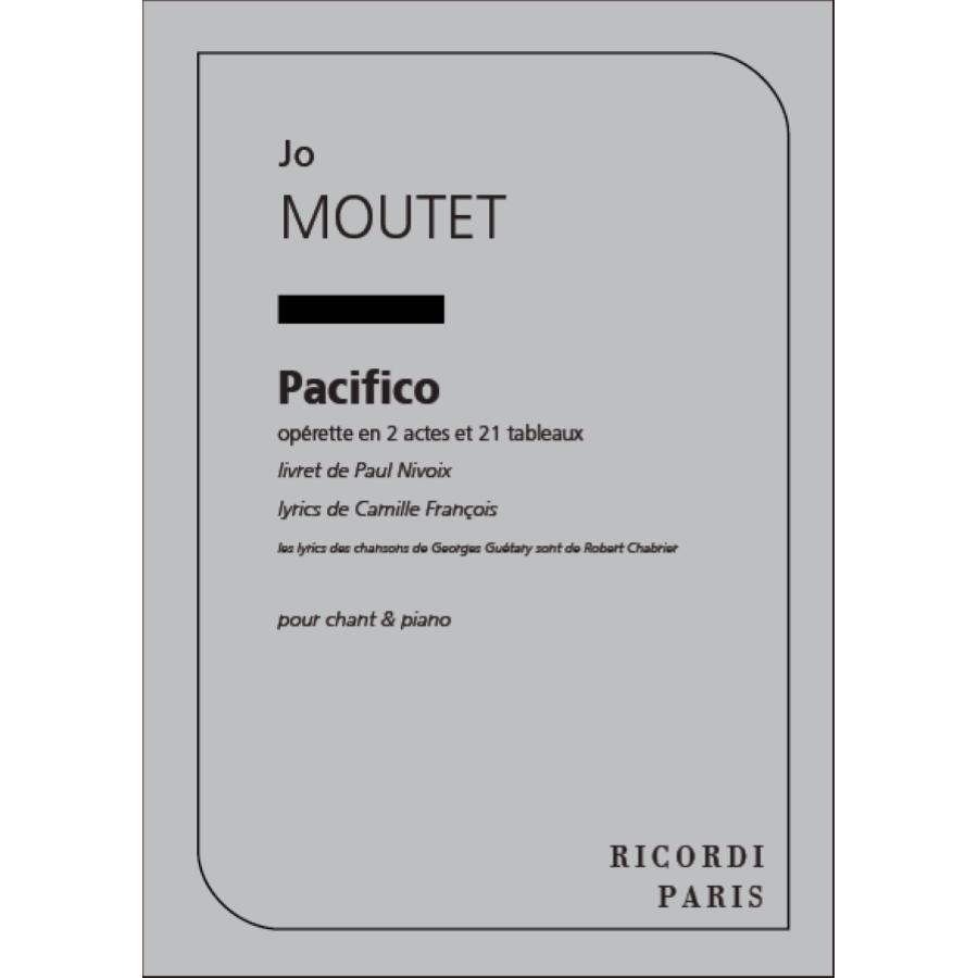Pacifico Chant Et Piano Partitura