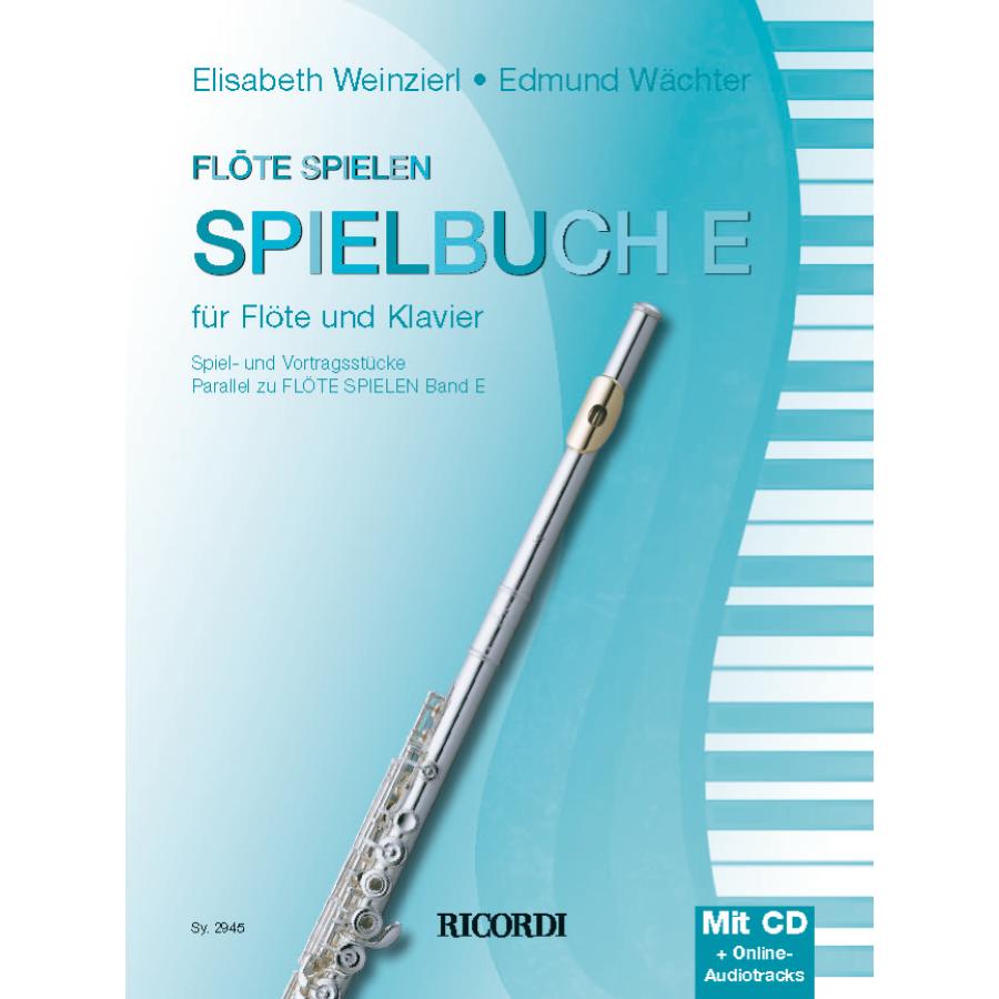 Flöte spielen Spielbuch E Libro + CD + Audio-online