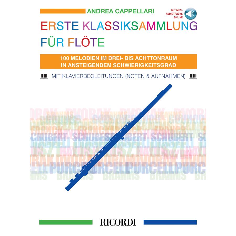 Erste Klassiksammlung für Flöte Libro + Parte + Audio-online