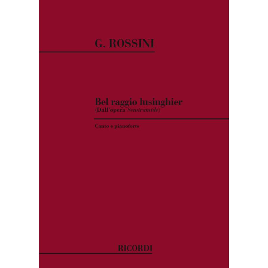 Semiramide: Bel Raggio Lusinghier Partitura