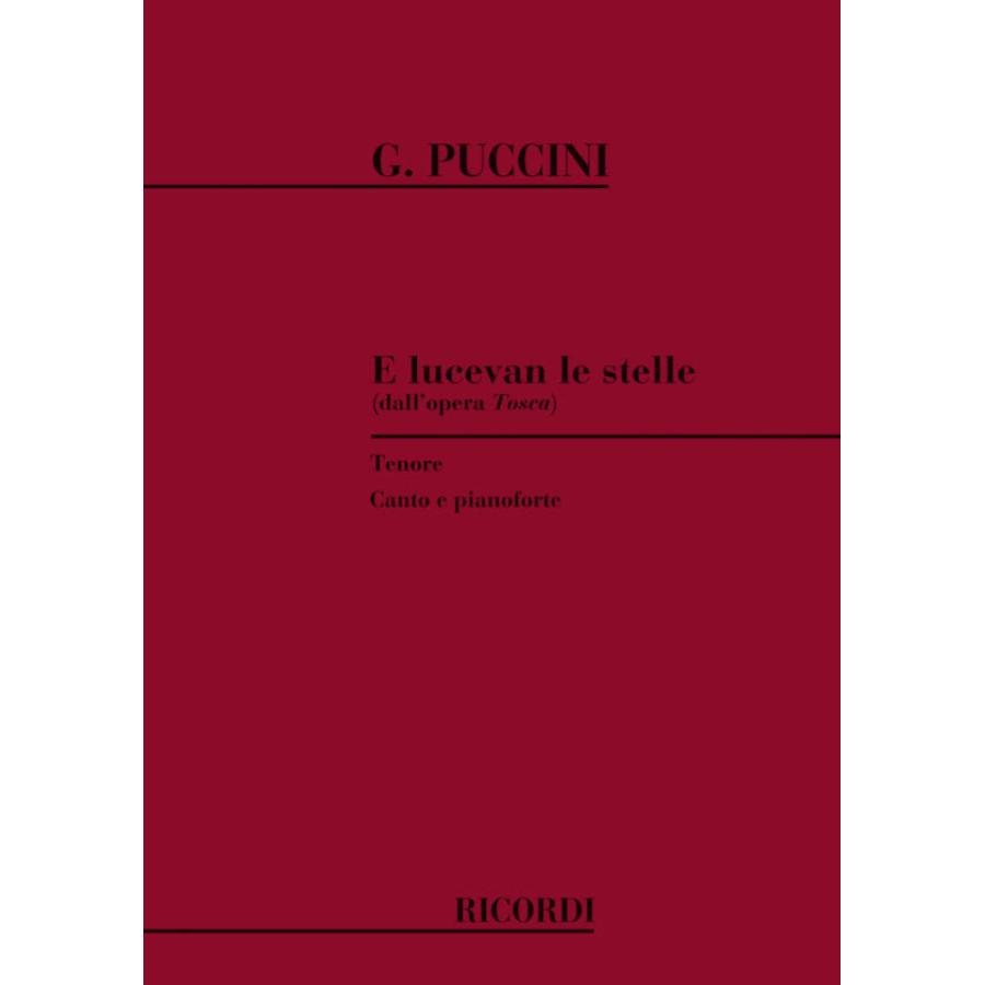 Tosca: E Lucevan Le Stelle Partitura