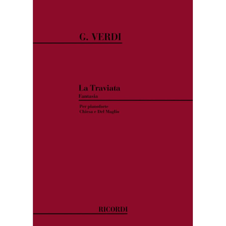 La Traviata. Fantasia per pianoforte Libro