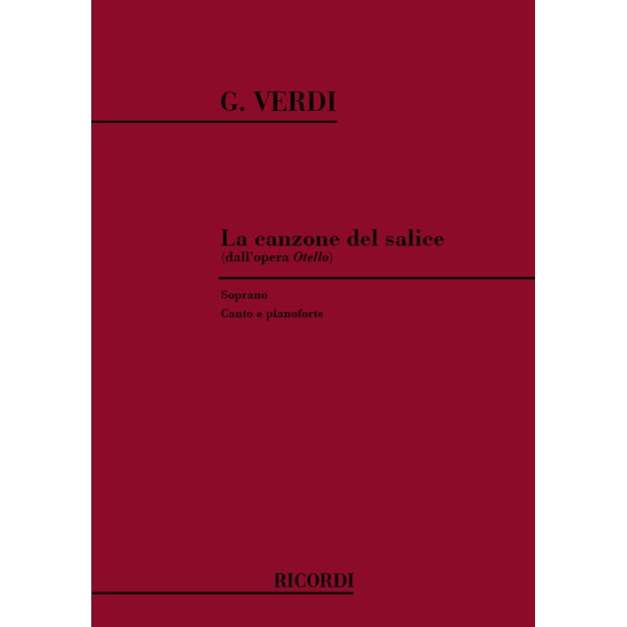 Otello: Canzone Del Salice Partitura