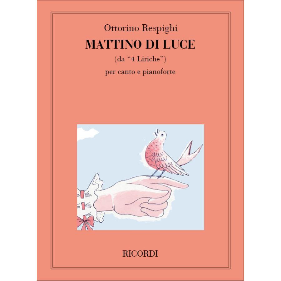 Quattro Liriche: N. 4 Mattino Di Luce Partitura