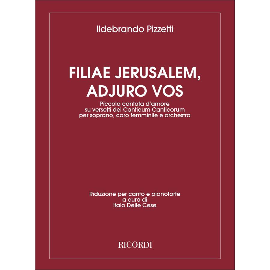 Filiae Jerusalem, Adjuro Vos Partitura