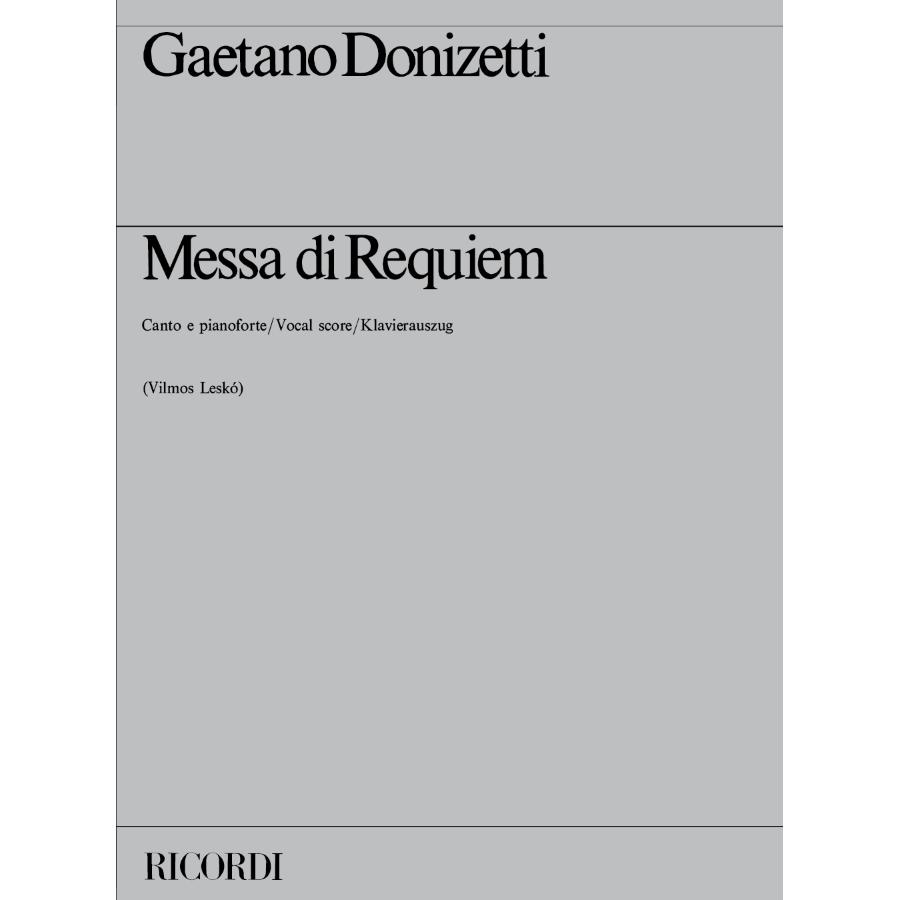 Messa Di Requiem Partitura