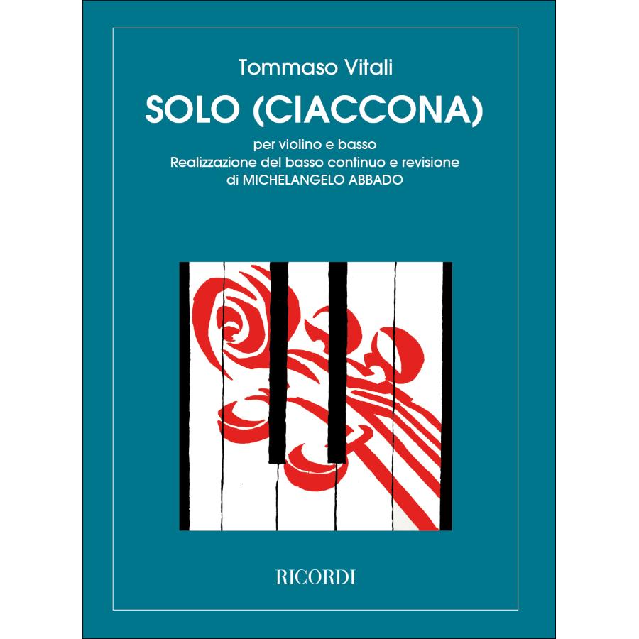 Tomaso Antonio Vitali Solo (Ciaccona) Per Violino E Basso