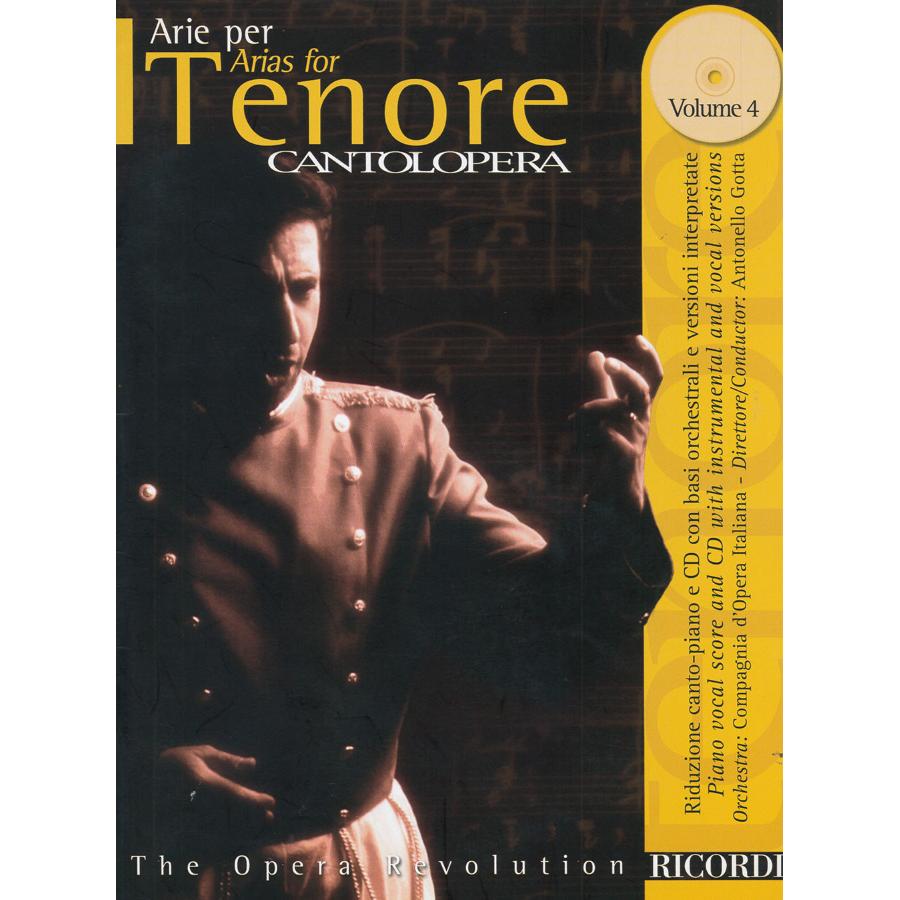 Cantolopera: Arie Per Tenore Vol. 4 Partitura + CD