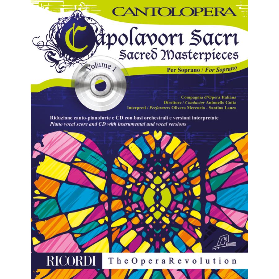 Cantolopera: Sacred Masterpieces - Soprano Vol. 1 Partitura + CD