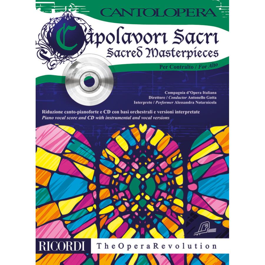Capolavori Sacri: Sacred Masterpieces For Alto Libro + CD
