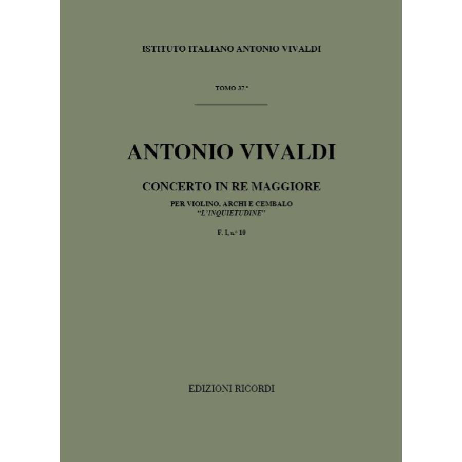 Concerto In Re 'L'Inquietudine' RV 234 Partitura