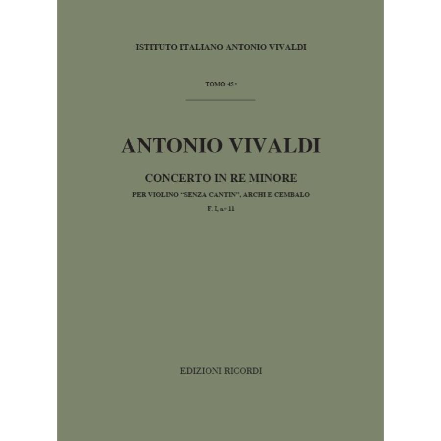 Concerto Per Vl. Archi E B.C.: In Re Min. 'Senza Partitura