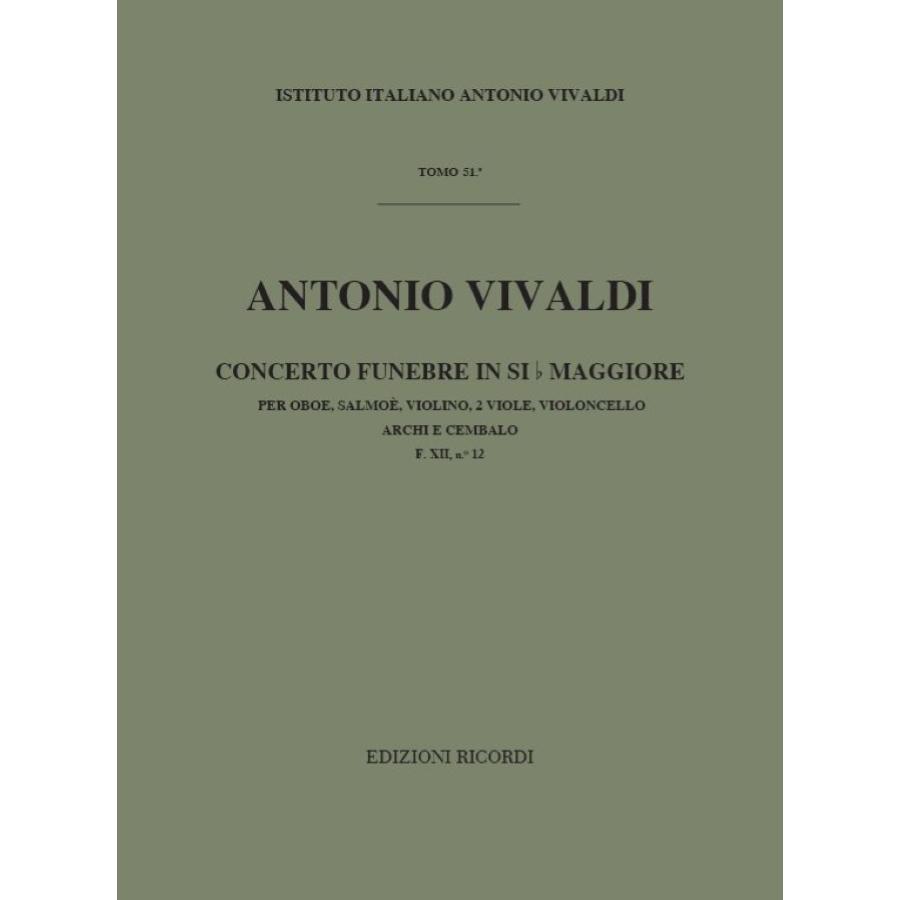 Antonio Vivaldi Concerto Per Strumenti D4Ersi, Archi E B.C.: