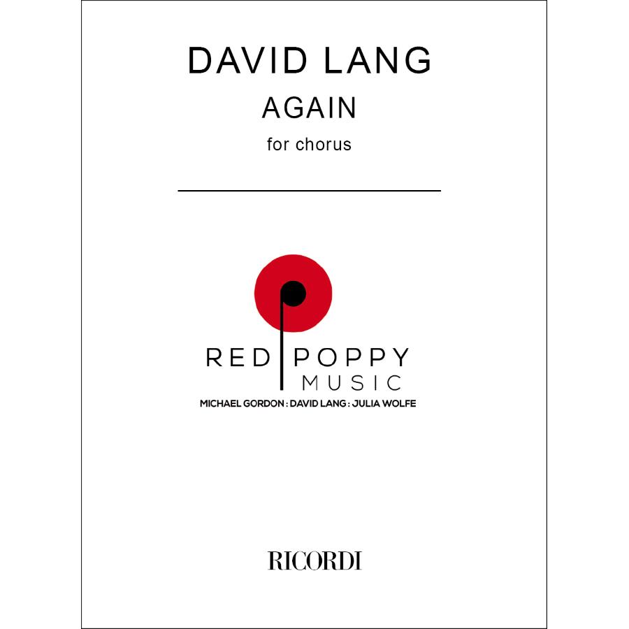 David Lang Again (after ecclesiastes) Libro