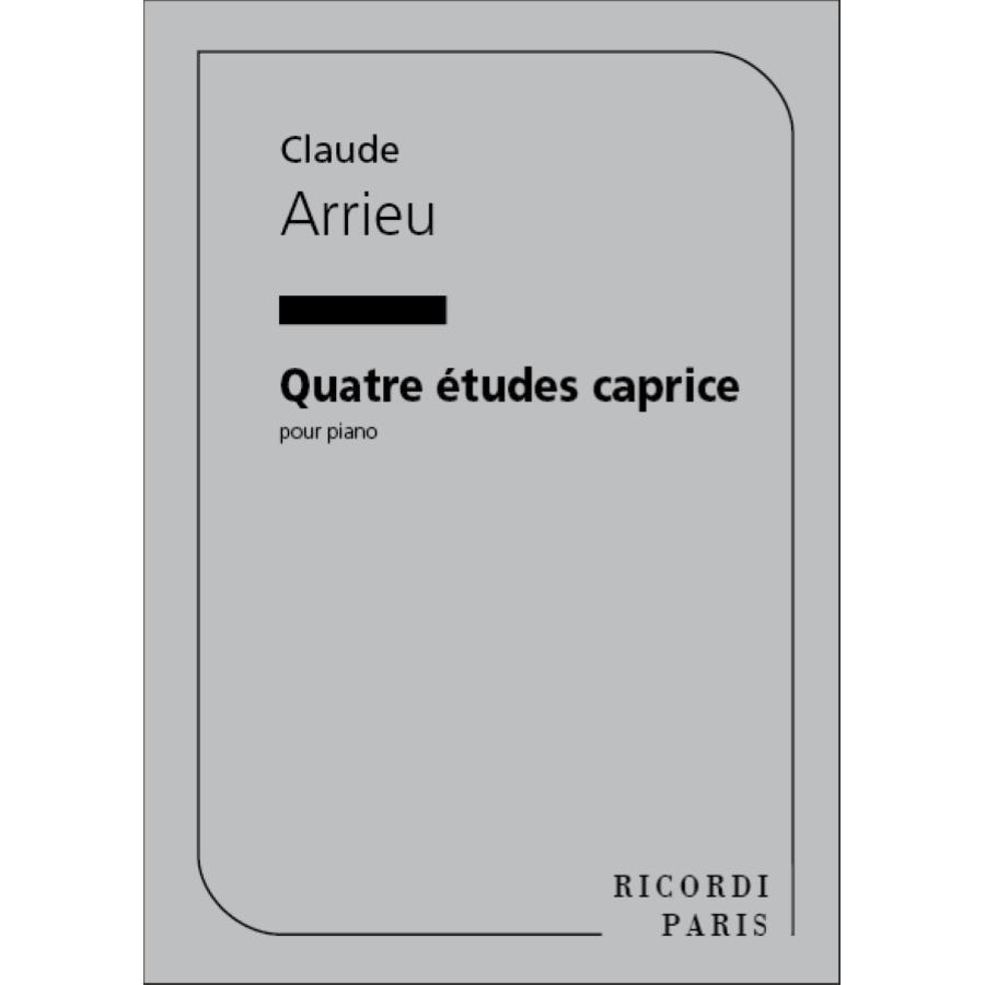 4 Etudes Caprice Piano Partitura
