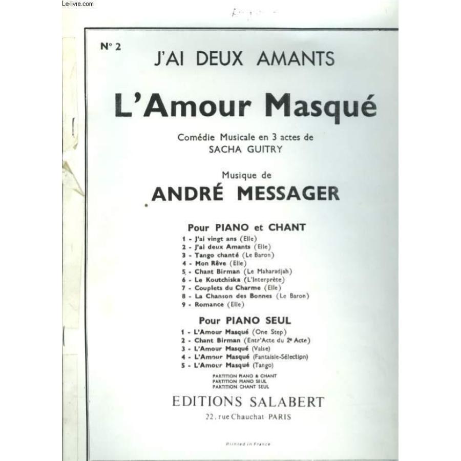 J'Ai Vingt Ans ! Varioustes (Cht-Pno Partitura