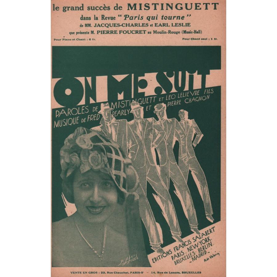 On Me Suit Varioustes Chant Seul Partitura