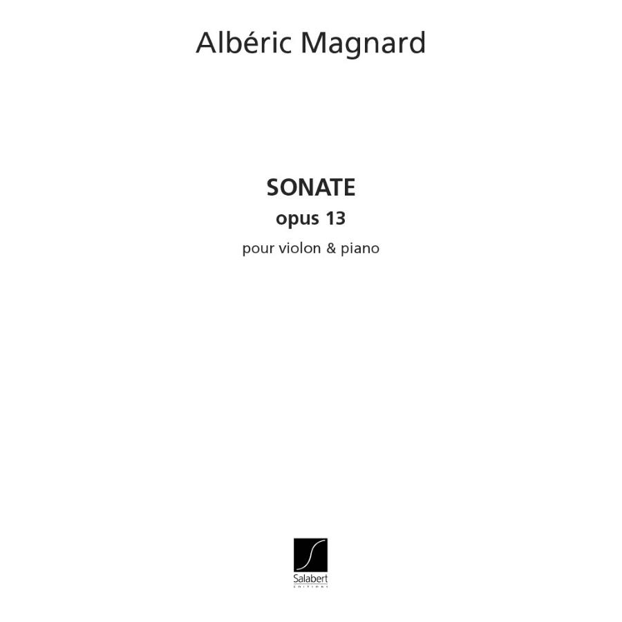 Albéric Magnard Sonate Op.13