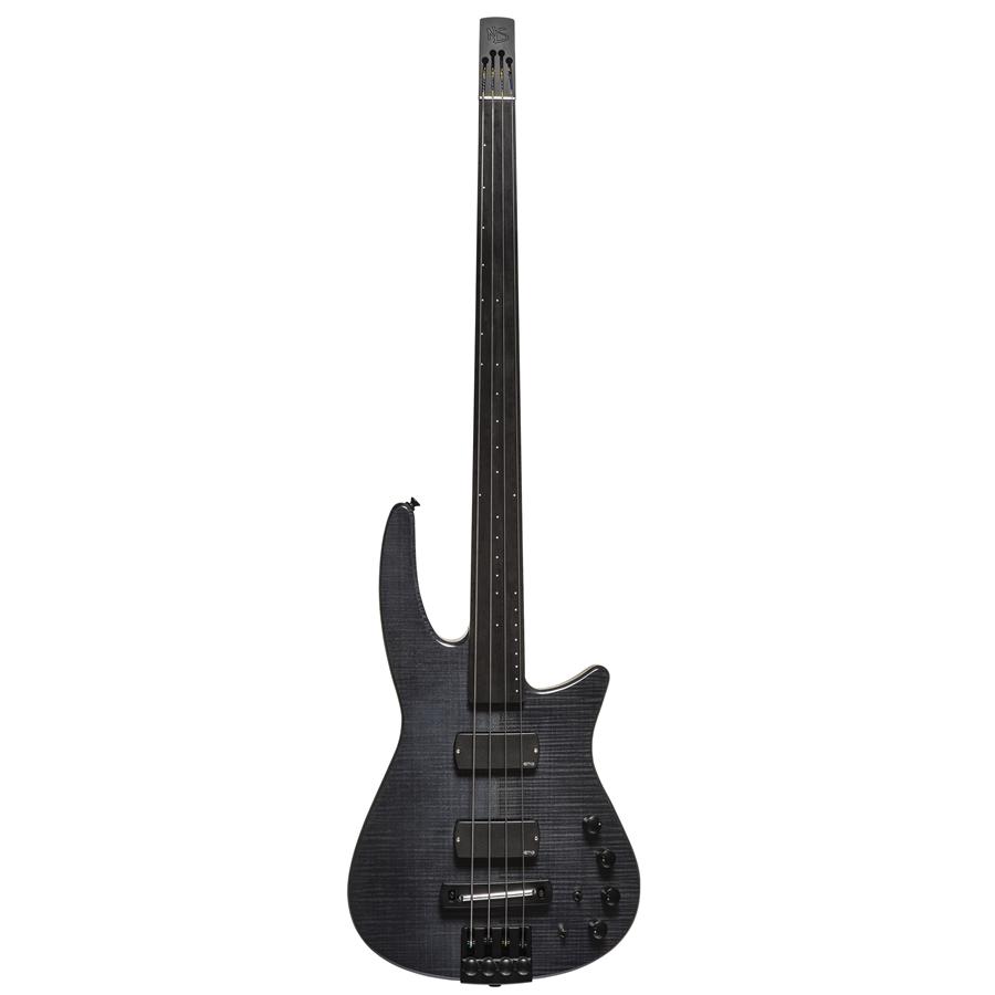 NS DESIGN CR4 Radius Bass 4 Fretless Charcoal Satin