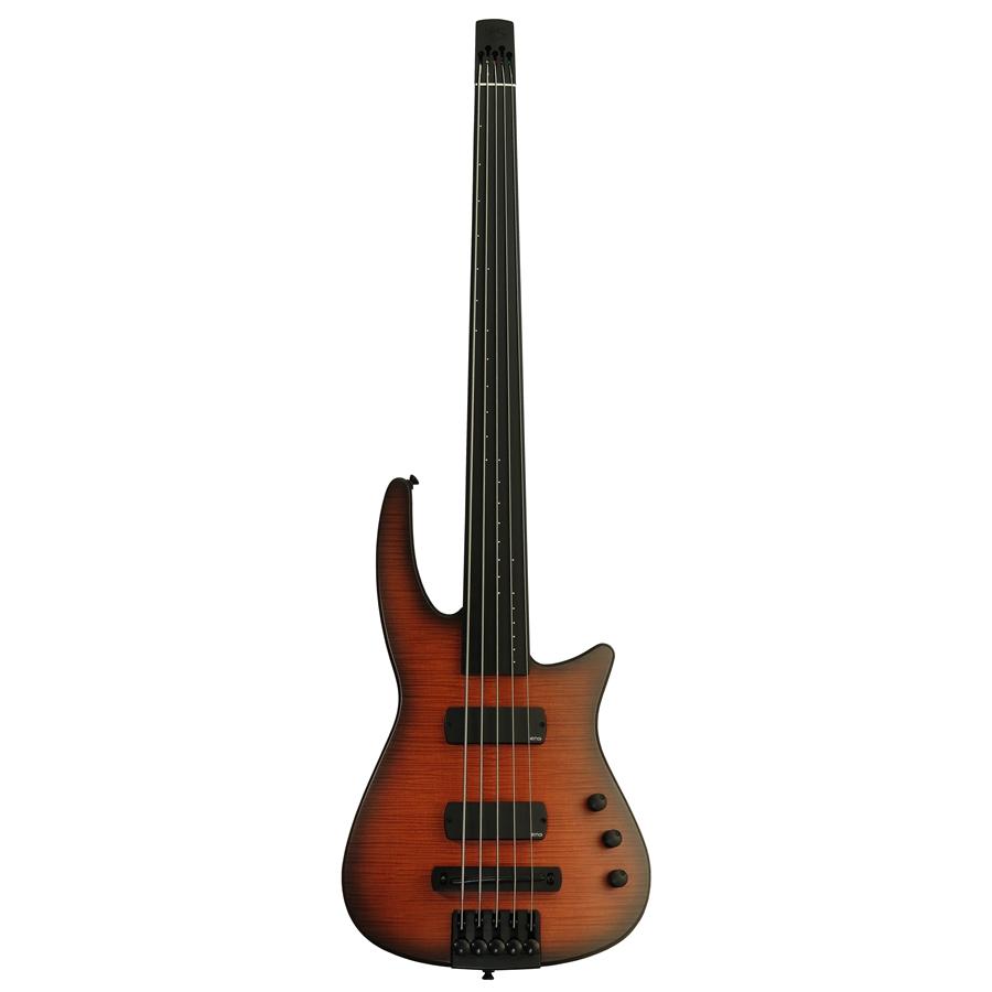 NS DESIGN NXT5a Radius Bass 5 Fretless Sunburst