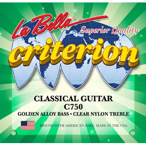 LA BELLA C750 muta corde chitarra classica la bella criterion tensione media c750