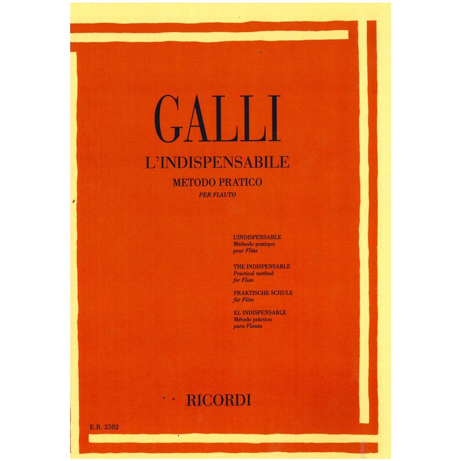 Galli Indispensabile Metodo Pratico Flauto