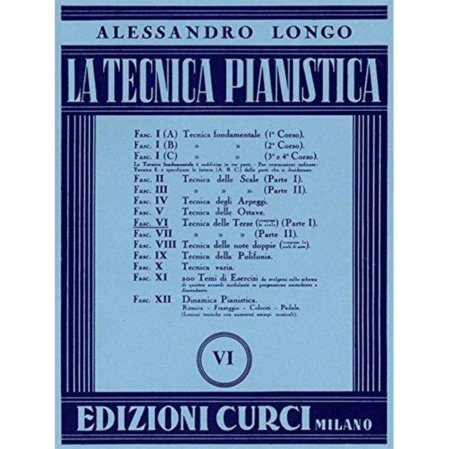 Longo Tecnica Pianistica Fascicolo 6 Terze