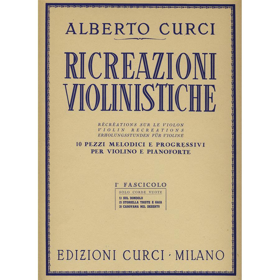 Curci Ricreazioni Violinistiche Fasc 1