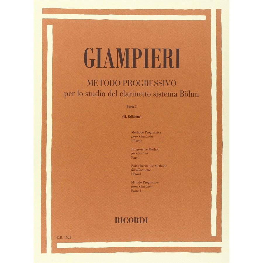 Giampieri Metodo Progressivo Per Clarinetto Parte 1