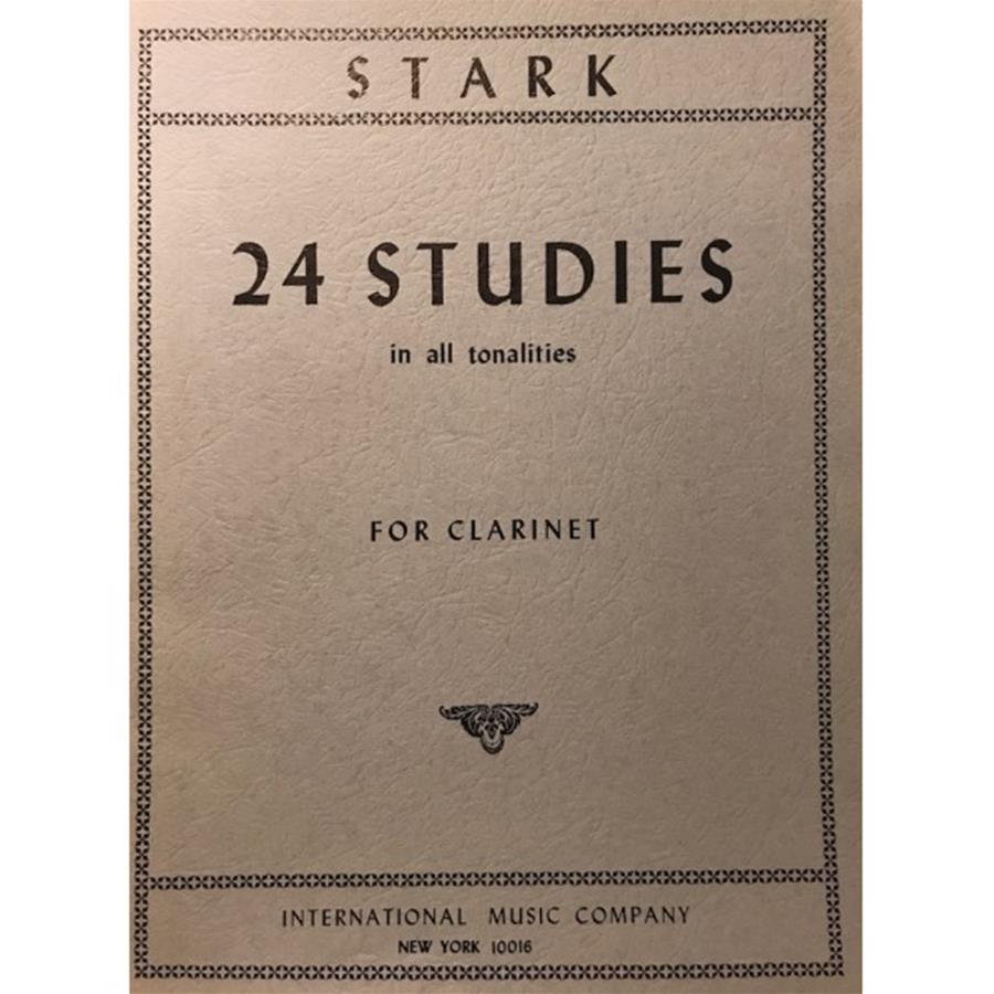 Stark 24 Studies In All Tonalities Op.49 Imc For Clarinet