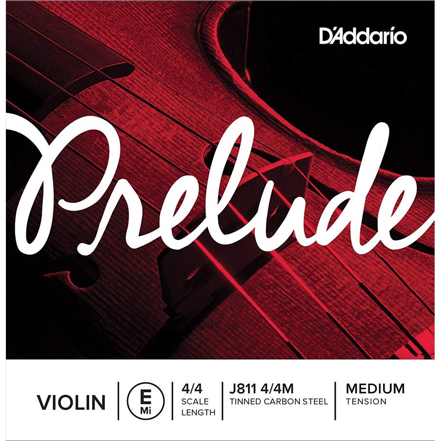 D'Addario Orchestral Prelude Violin String Medium Tension J811 4/4M