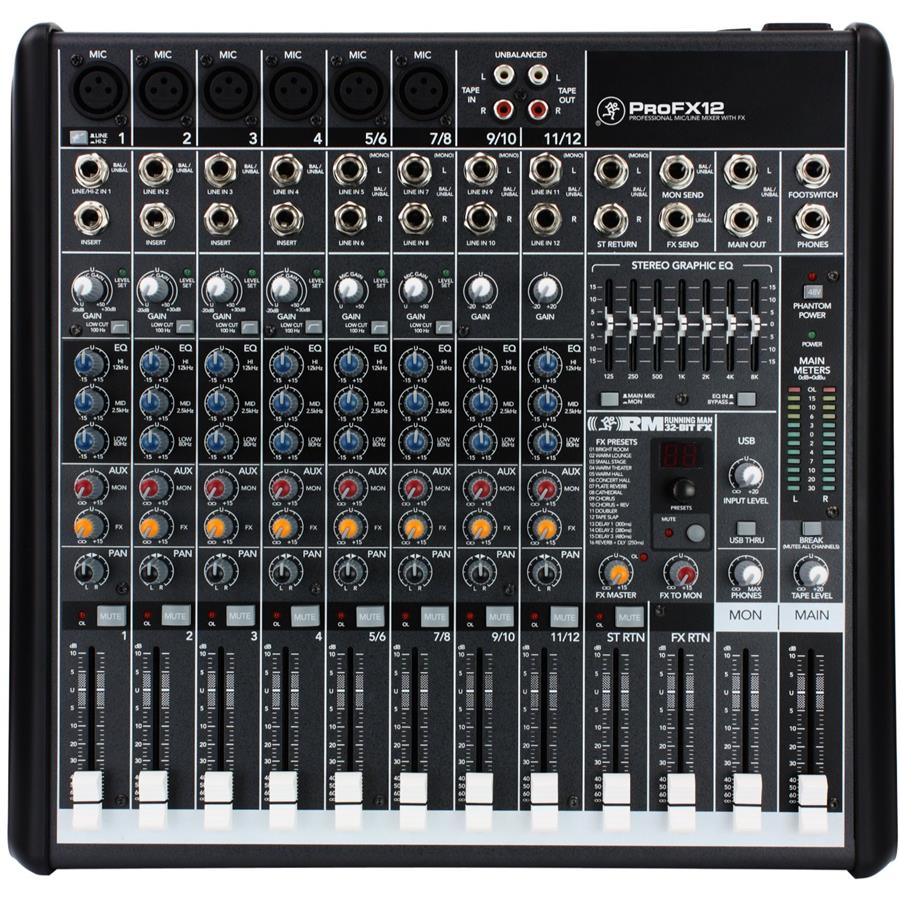 MIXER AUDIO MACKIE PROFX12 V2