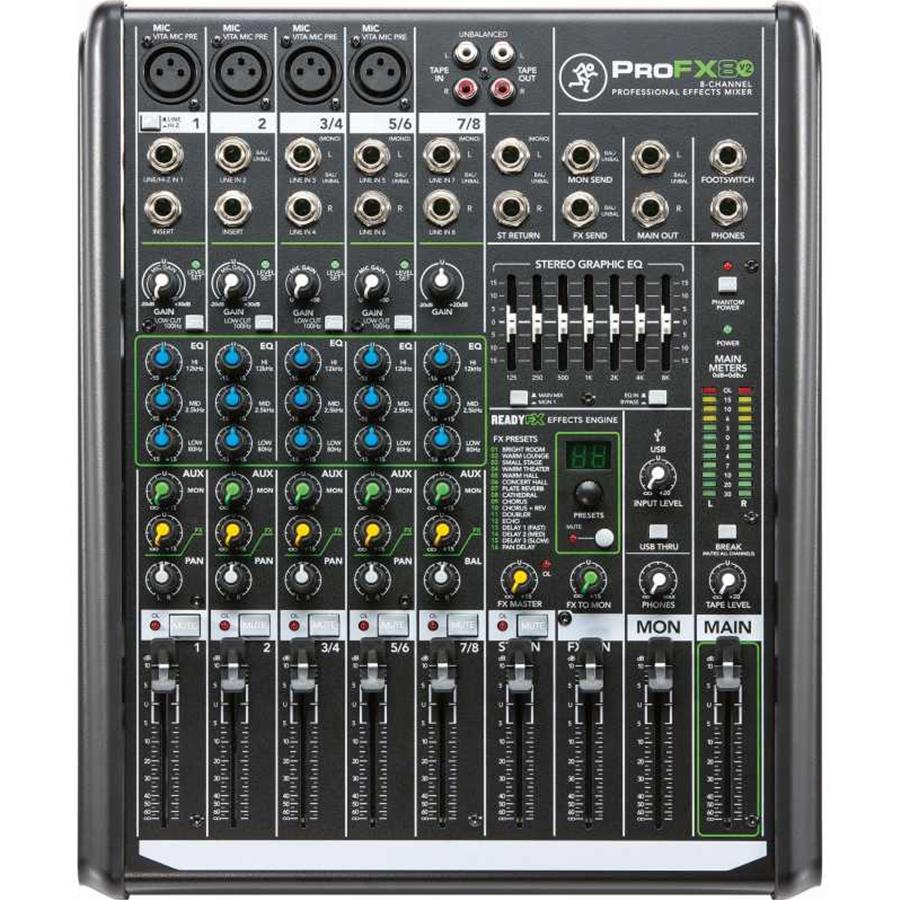 MIXER AUDIO MACKIE PROFX8 V2