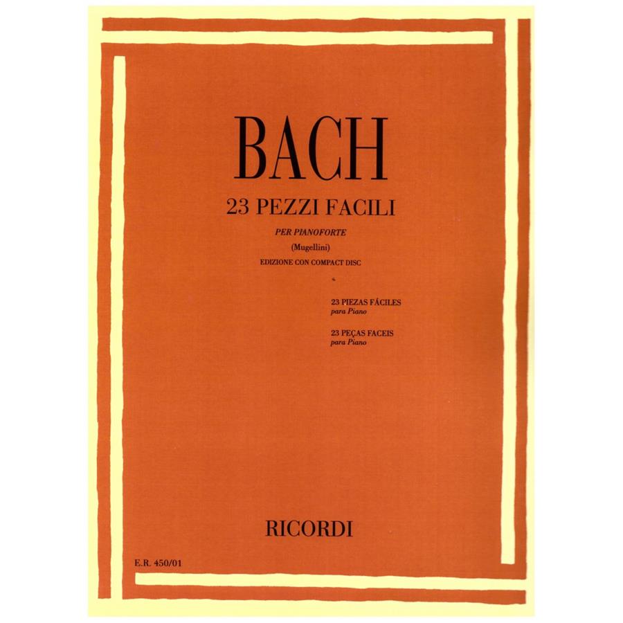 Johann Sebastian Bach 23 Pezzi Facili