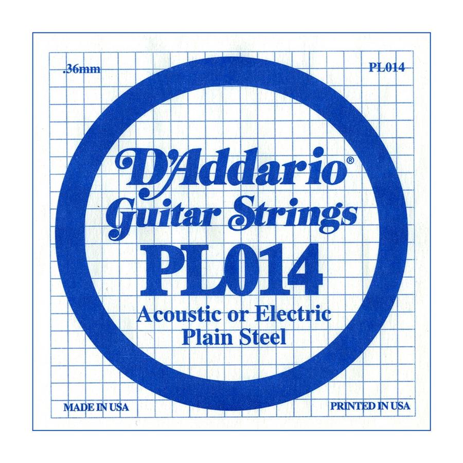 D'Addario PL014 014 nickel roundwound ricambio corda