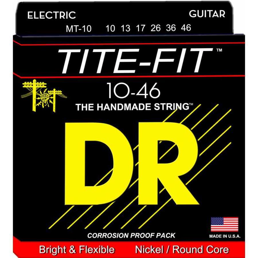 CORDE CHITARRA ELETTRICA DR TITE-FIT 10-46