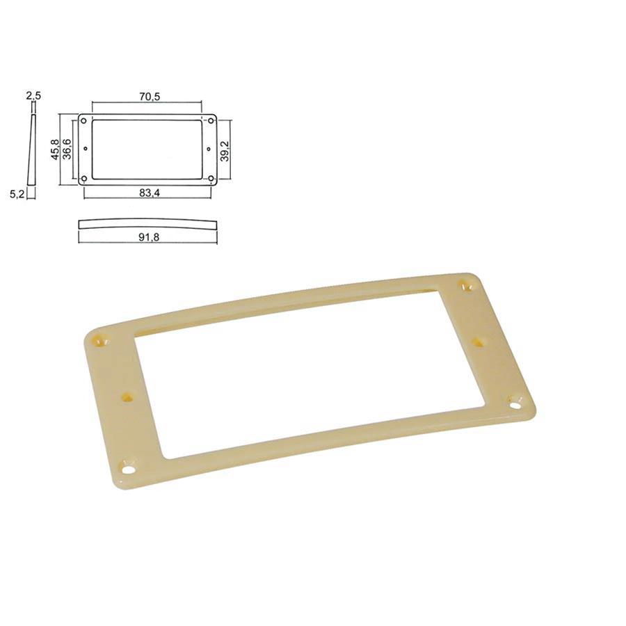 BOSTON HPR-08-SCR mascherina copripickup humbucker hpr-08-scr boston hpr-08-scr
