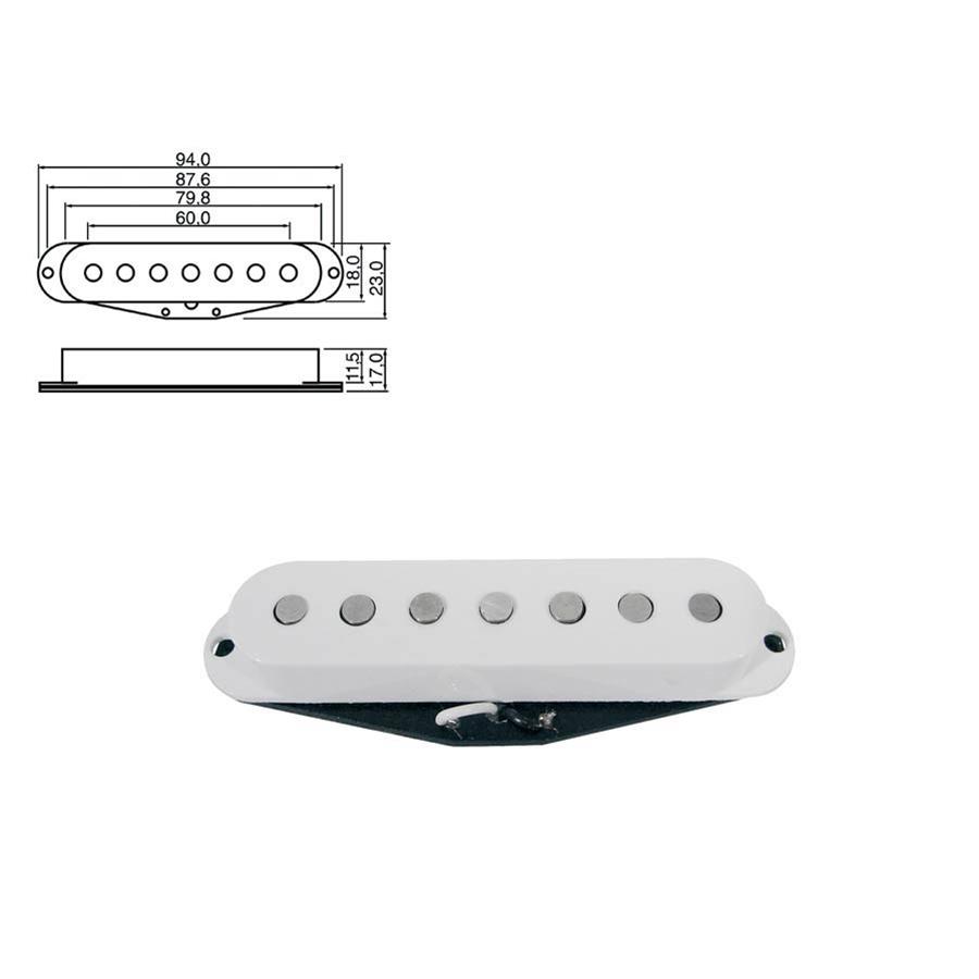 BOSTON PU-19-WH pickup