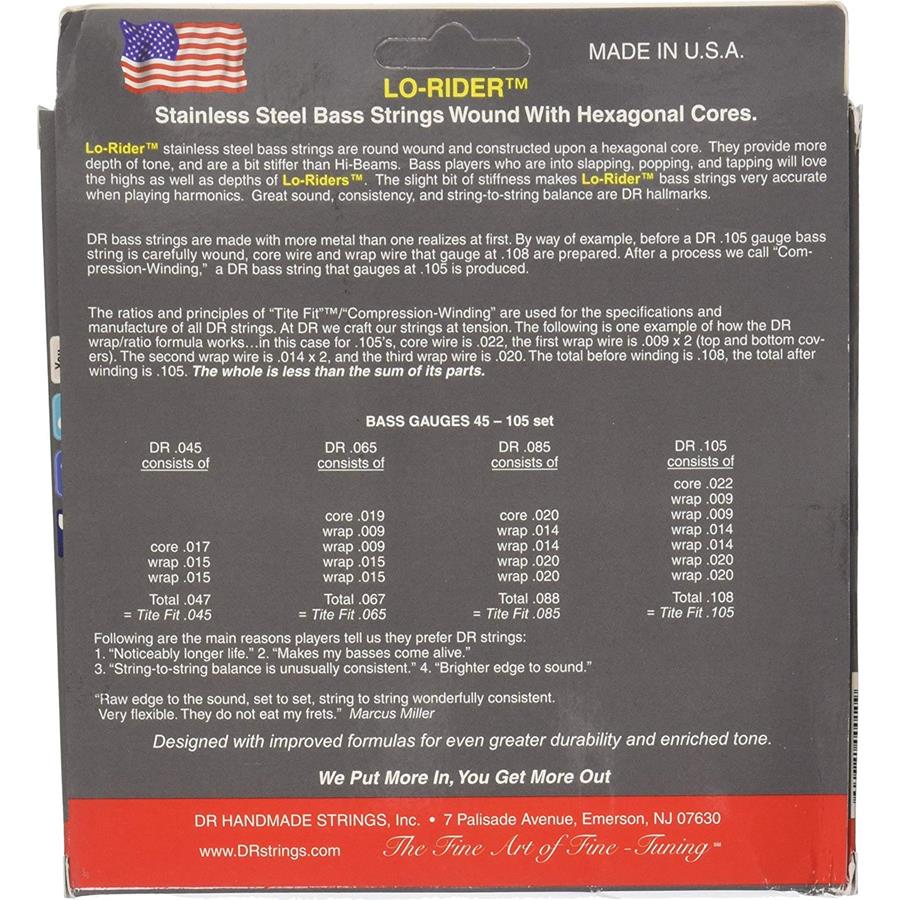 Muta Basso 5 Corde Dr Hi-Beam Mr5 45-125